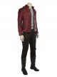 Guardians Of The Galaxy Vol 2 Halloween Cosplay Star-Lord Peter Jason Quill Costume Red Short Jacket Full Set