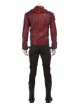 Guardians Of The Galaxy Vol 2 Halloween Cosplay Star-Lord Peter Jason Quill Costume Red Short Jacket Full Set