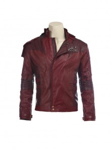 Guardians Of The Galaxy Vol 2 Halloween Cosplay Star-Lord Peter Jason Quill Red Short Jacket Version Costume Jacket