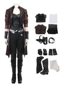 Guardians Of The Galaxy Vol 2 Halloween Cosplay Gamora Costume Battle Suit Full Set