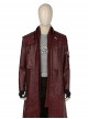 Guardians Of The Galaxy Vol 2 Halloween Cosplay Star-Lord Peter Jason Quill Red Long Windbreaker Suit Accessories Red Scarf