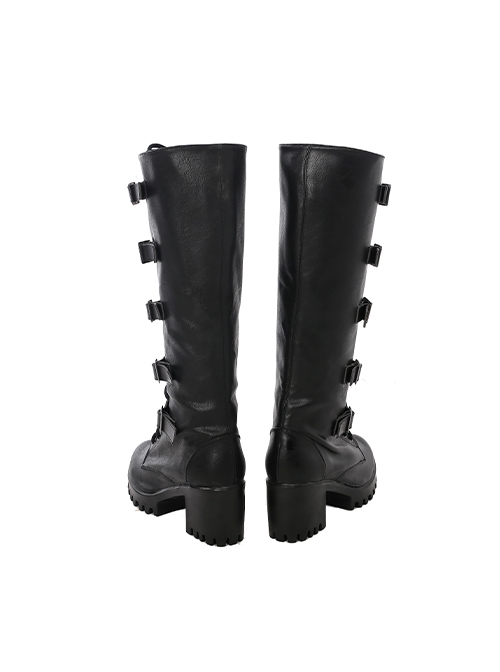 Underworld Blood Wars Halloween Cosplay Selena Accessories Black Strappy Boots