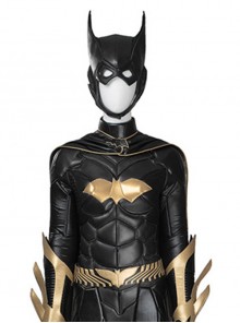 Game Batman Arkham Knight Halloween Cosplay Batgirl Same Black Headgear Costume