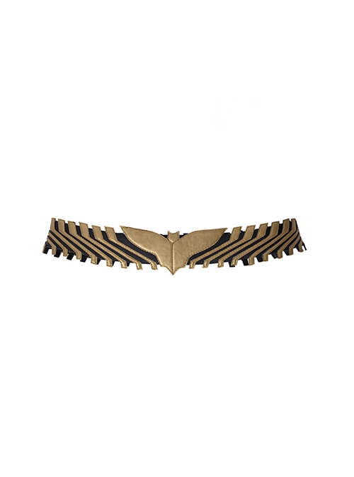 Game Batman Arkham Knight Halloween Cosplay Batgirl Accessories Golden Waistband