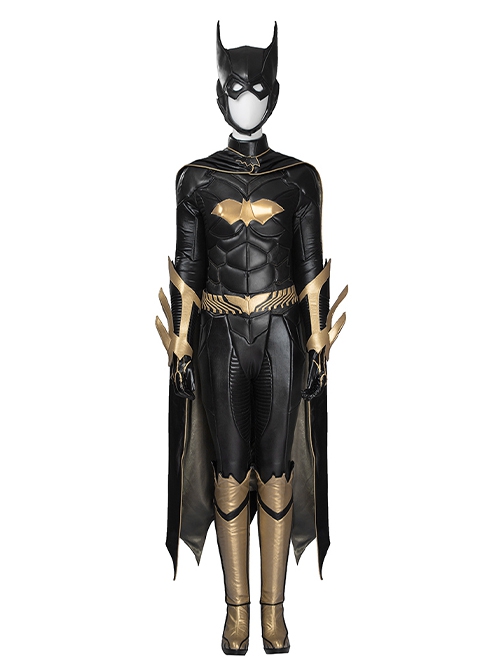 Game Batman Arkham Knight Halloween Cosplay Batgirl Shoes Golden Boots