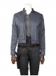 Rogue One A Star Wars Story Halloween Cosplay Jyn Erso Costume Gray Short Jacket