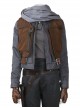 Rogue One A Star Wars Story Halloween Cosplay Jyn Erso Costume Brown Short Vest