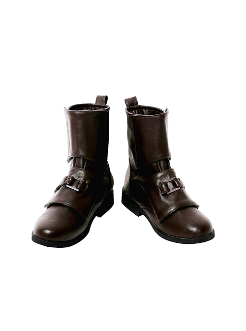 Rogue One A Star Wars Story Halloween Cosplay Jyn Erso Accessories Brown PU Leather Boots