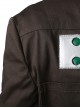 Rogue One A Star Wars Story Halloween Cosplay Cassian Andor Costume Brown Short Jacket