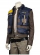 Rogue One A Star Wars Story Halloween Cosplay Cassian Andor Costume Navy Blue Vest