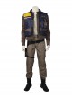 Rogue One A Star Wars Story Halloween Cosplay Cassian Andor Costume Brown Trousers