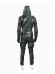 Arrow Season 5 Halloween Cosplay Oliver Queen Costume Green Leather Clothing Full Set Without Boots