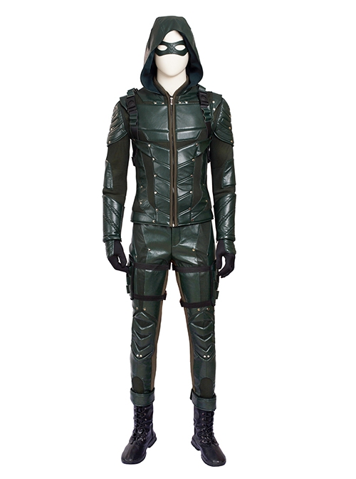 Arrow Season 5 Halloween Cosplay Oliver Queen Costume Sleeveless Top