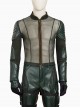 Arrow Season 5 Halloween Cosplay Oliver Queen Costume Long Sleeve Mesh Lining Clothing