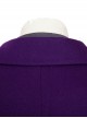 Batman The Dark Knight Halloween Cosplay The Joker Costume Purple Woolen Long Coat