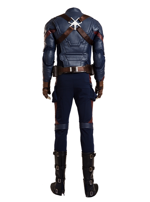 Captain America Civil War Halloween Cosplay Captain America Costume Upgraded Version Full Set