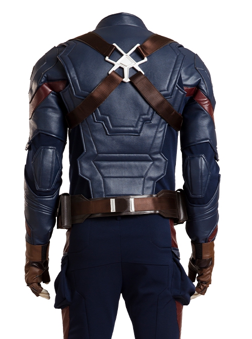 Captain America Civil War Halloween Cosplay Captain America Upgraded Version Costume Vest