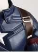 Captain America Civil War Halloween Cosplay Captain America Costume Upgraded Version Back Straps