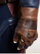 Captain America Civil War Halloween Cosplay Captain America Costume Upgraded Version Brown Gloves