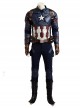 Captain America Civil War Halloween Cosplay Captain America Costume Upgraded Version Brown Gloves