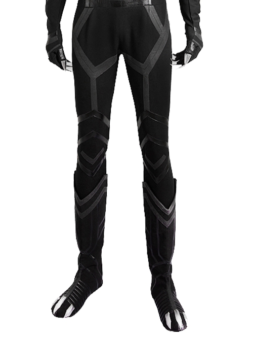 Captain America Civil War Halloween Cosplay Black Panther Black Boots