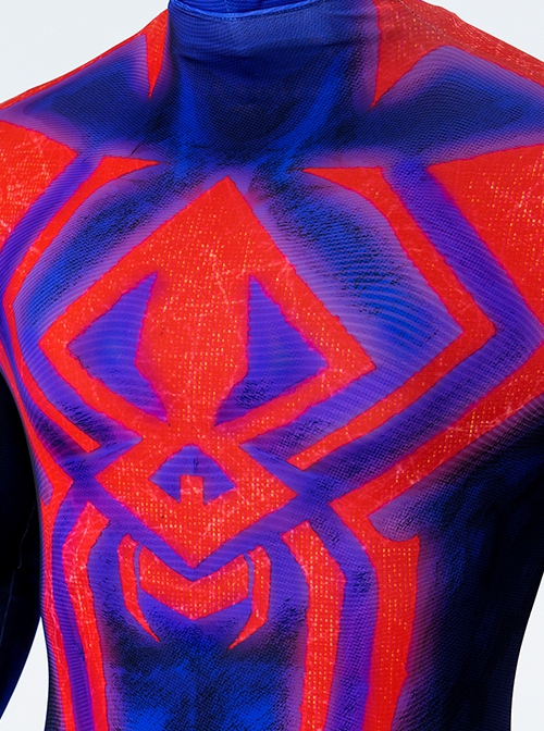 Spider-Man Across The Spider-Verse Halloween Cosplay Spider-Man 2099 Cloak Version Costume Bodysuit Full Set