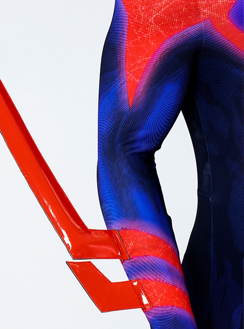 Spider-Man Across The Spider-Verse Halloween Cosplay Spider-Man 2099 Cloak Version Costume Bodysuit Full Set