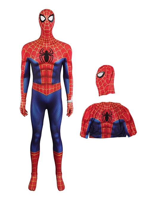 Spider-Man Across The Spider-Verse Peter Halloween Cosplay Parker Costume Bodysuit Full Set