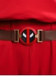 Movie Deadpool & Wolverine Halloween Cosplay Deadpool Teenager Hoodie Costume Set Without Shoes