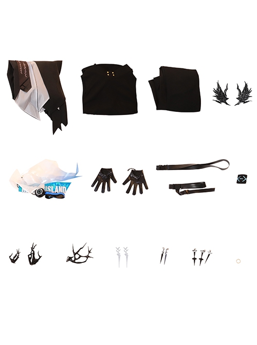 Game Arknights Halloween Cosplay Logos Costume Full Set