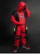 Movie Deadpool & Wolverine Halloween Cosplay Deadpool Children Hoodie Costume Set Without Helmet And Shoes