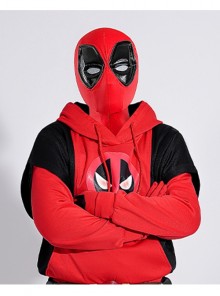 Movie Deadpool & Wolverine Halloween Cosplay Deadpool Children Hoodie Accessories Helmet