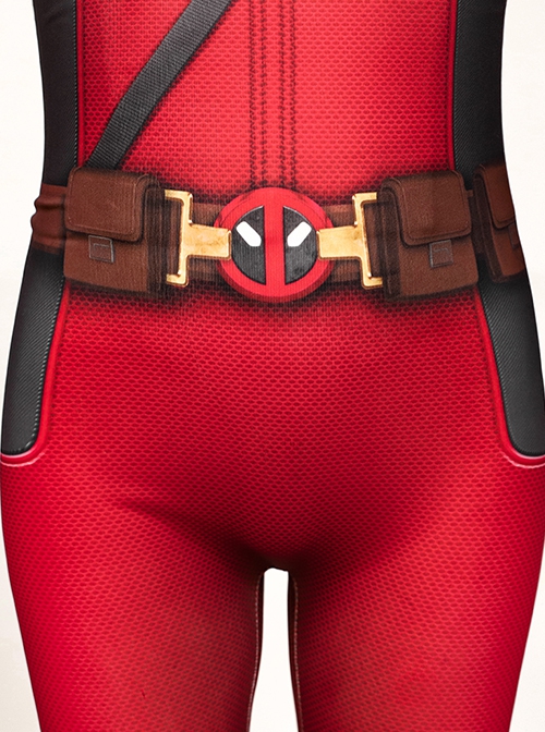 Movie Deadpool & Wolverine Halloween Cosplay Baby Deadpool Children Bodysuit Costume Set