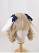 Cute Girl Versatile Daily Bowknot Fluffy Lop Rabbit Sweet Lolita Side Clip Headdress