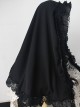 Holy Elegant Dark Nun Halloween Cosplay Gorgeous Lace Tassel Gothic Lolita Kerchief Headdress