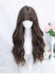 Japanese Style Elegant Cute Daily Straight Bangs Long Curly Hair Classic Lolita Wig