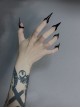 Devil Fingertips Dark Halloween Cool Open Ring Gothic Punk Y2K Cat Paw Decoration Nail Armors