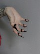 Devil Fingertips Dark Halloween Cool Open Ring Gothic Punk Y2K Cat Paw Decoration Nail Armors