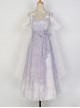 Mermaid Butterfly Series Chinese Elements Han Elements Light Purple Beautiful Elegant Classic Lolita Suspender Long Dress