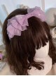 Shining Mermaid Mesh Yarn Daily Cute Fluffy Cloud Large Bowknot Sweet Lolita Ribbon Headband