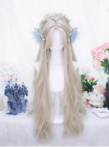 Desire Series Chic Mermaid Elegant Mid Split Big Wavy Long Curly Hair Classic Lolita Wig