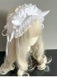 Handmade Sweet Cool Dark Halloween Ruffles Lace Cosplay Cute Devil Horns Gothic Lolita Headband