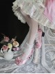 Little Kate Series Cute Mercerized Satin Lacquered Sweet Cat Ears Bowknot Lolita Round Toe Low Heel Shoes