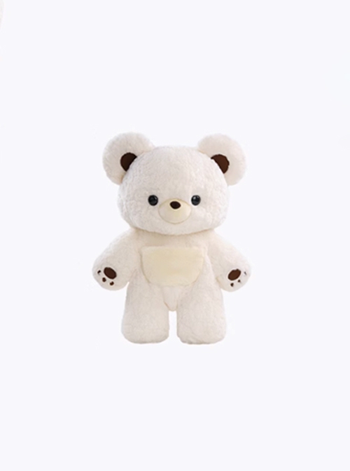 Cute Soft Plush Cartoon Bear Doll Shape Sweet Girl Kawaii Fashion Removable Shoulder Straps Backpack