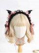 Dark Halloween Sweet Cool Cute Gothic Lolita Devil Wings Ribbon Bowknot Lace Headband