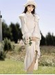 White Moonlight Series Pure Elegant New Chinese Style Kawaii Fashion Improved Fishtail Cheongsam Dress Plush Coat