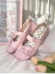 Sheep Curls Series Sweet Lolita Picture Frame Shoe Buckle Retro Mary Jane Love Polka Dots Soft Sole Shoes