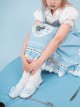 Sheep Curls Series Sweet Lolita Picture Frame Shoe Buckle Retro Mary Jane Love Polka Dots Soft Sole Shoes