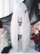 Hibernation Series Moonlight White Versatile Cosplay Straight Bangs Gothic Lolita Long Wig