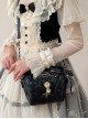 Sweet Lover Series Versatile Black Checkered Pattern Exquisite Straps Bowknot Classic Lolita Crossbody Bag